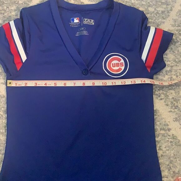 General Merchandise TX3 Cubs Women’s V Neck Shirt Sz S - Picture 7 of 8